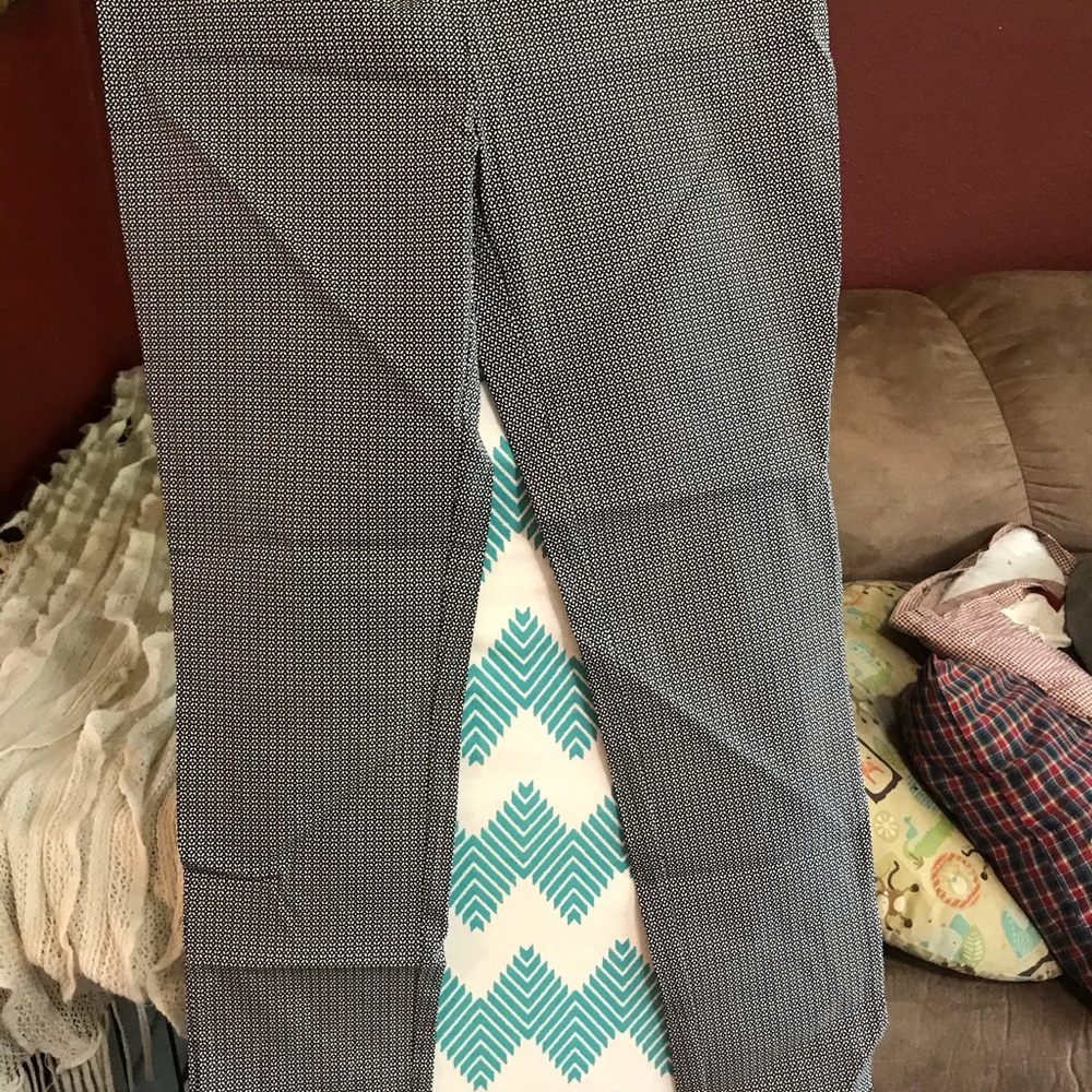 Maternity dress pants black/white